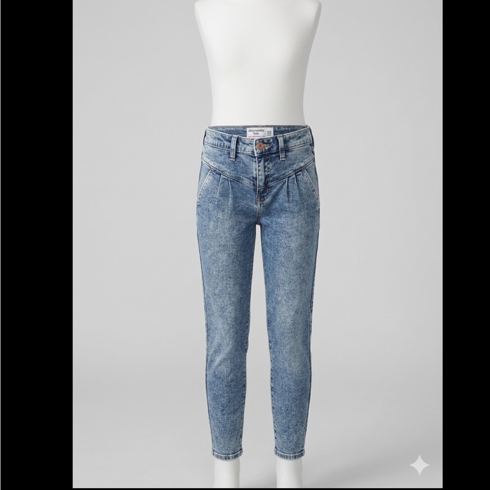 Abercrombie Kids Light Blue Ankle Jeans